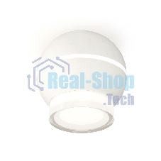 Светильник Ambrella Light XS1101042 SWH/FR/CL белый песок/белый матовый/прозрачный MR16 GU5.3 LED 3W 4200K (C1101, N7160)