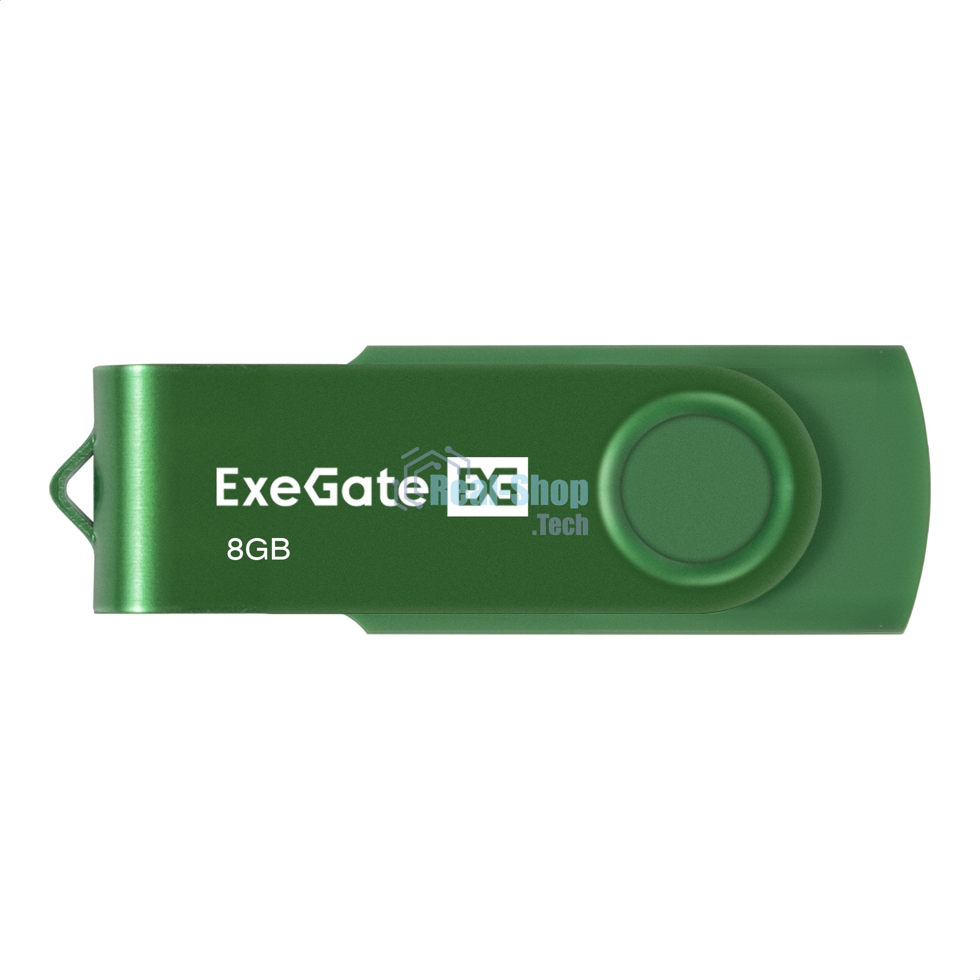 Exegate EX302036RUS USB-флеш накопитель ExeGate Jet 8GB зеленый (USB2.0, 480Mbps, пластик/металл)