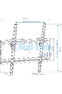 Кронштейн для телевизора Arm Media STEEL-4 черный 22