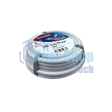 Провод соединительный ПВС Rexant 2x0,75 мм², белый, длина 5 метров, ГОСТ 7399-97