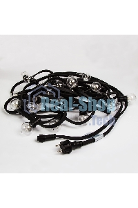 Гирлянда Neon-night LED Galaxy Bulb String 10м, черный каучук, 30 лампx6 LED красный, влагостойкая IP65