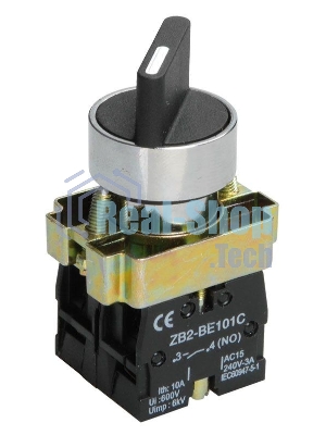 Переключатель LAY5-BD25 на 2 полож. черный I-O станд. ручка ИЭК BSW60-BD-2-K02