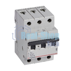 Выключатель автоматический модульный 3п C 10А 4.5кА RX3 Leg 419706