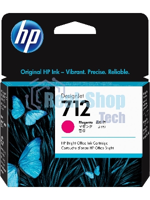 Картридж струйный HP 712 3ED68A пурпурный (29мл) для HP DJ Т230/630