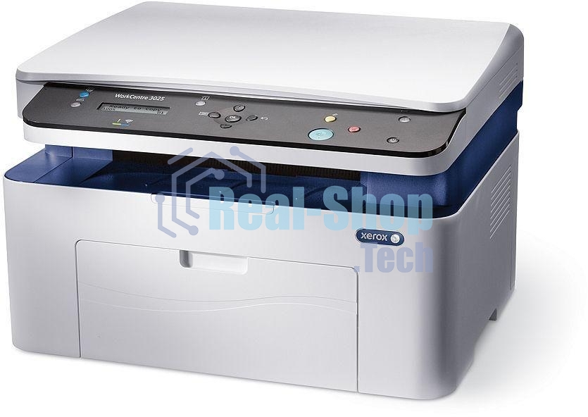МФУ лазерное Xerox WorkCentre 3025BI (WC3025BI#), A4, ч/б, печ. до 20 стр/мин., скан. до 17 стр/мин. (ч/б) 4 стр/мин. (цвет), 1200 x 1200 dpi (печать) 600 x 600 dpi (скан.), Wi-Fi, USB, Air Print