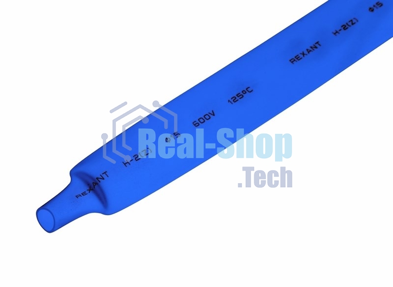 Трубка термоусаживаемая ТУТ 15,0/7,5мм, синяя, упаковка 50 шт. по 1м, PROconnect