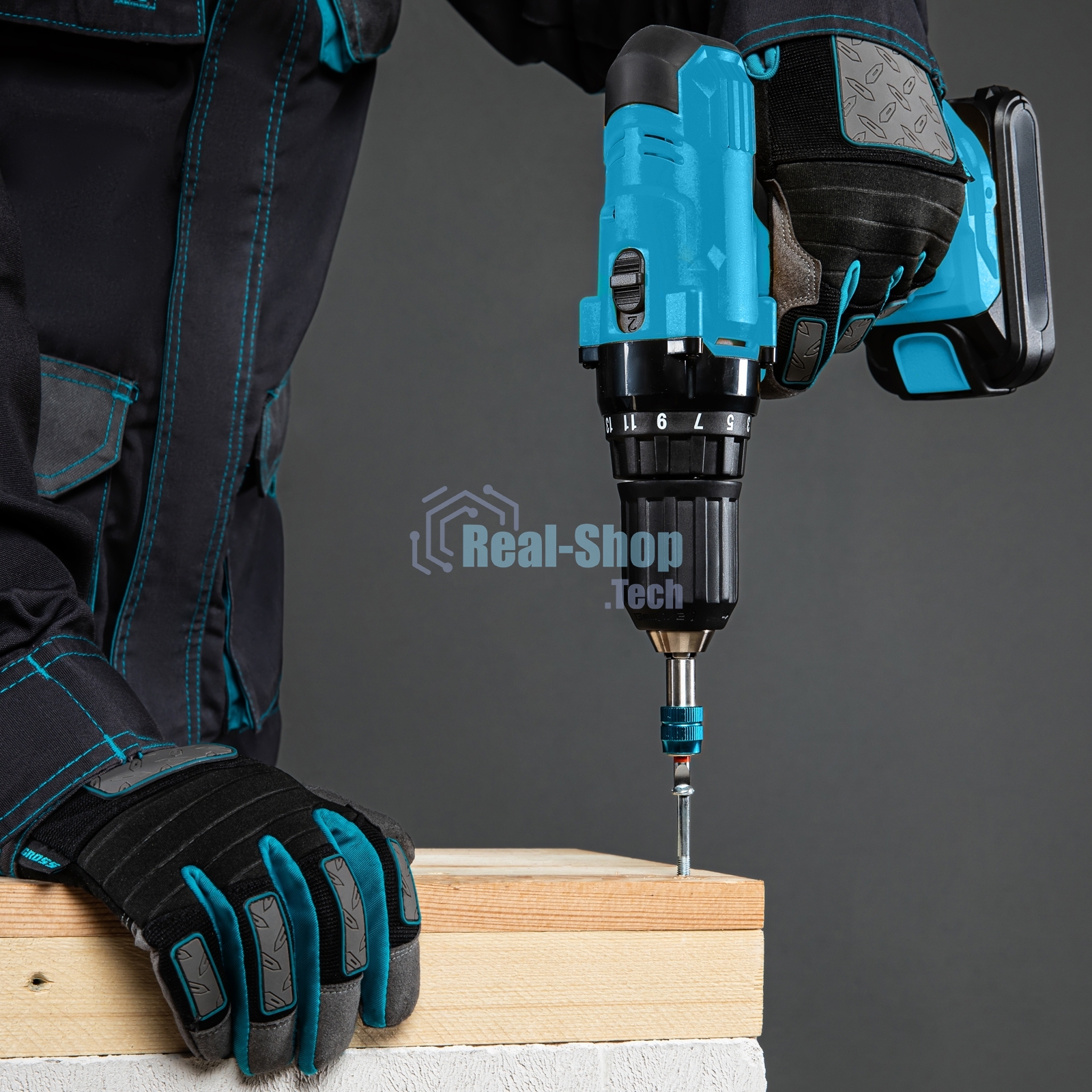 Набор бит Gross 11363 магнитный адаптер, сталь S2, пластиковый кейс, 32 предм.