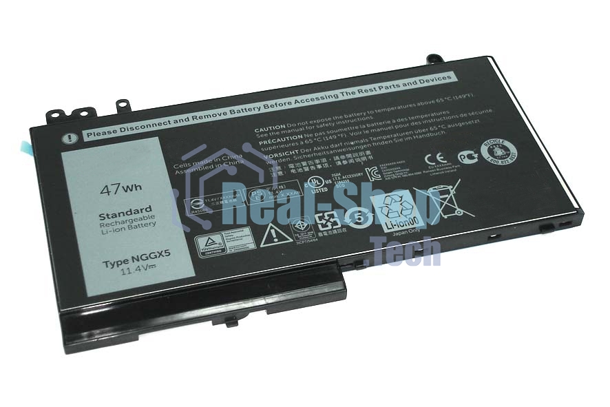 Аккумуляторная батарея для ноутбука Dell Latitude 12 E5270 11.4V 47Wh NGGX5