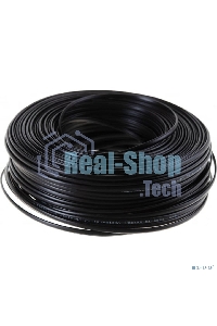 Телефонный кабель Rexant ШТЛП 4 жилы Cu, черный, 100 м