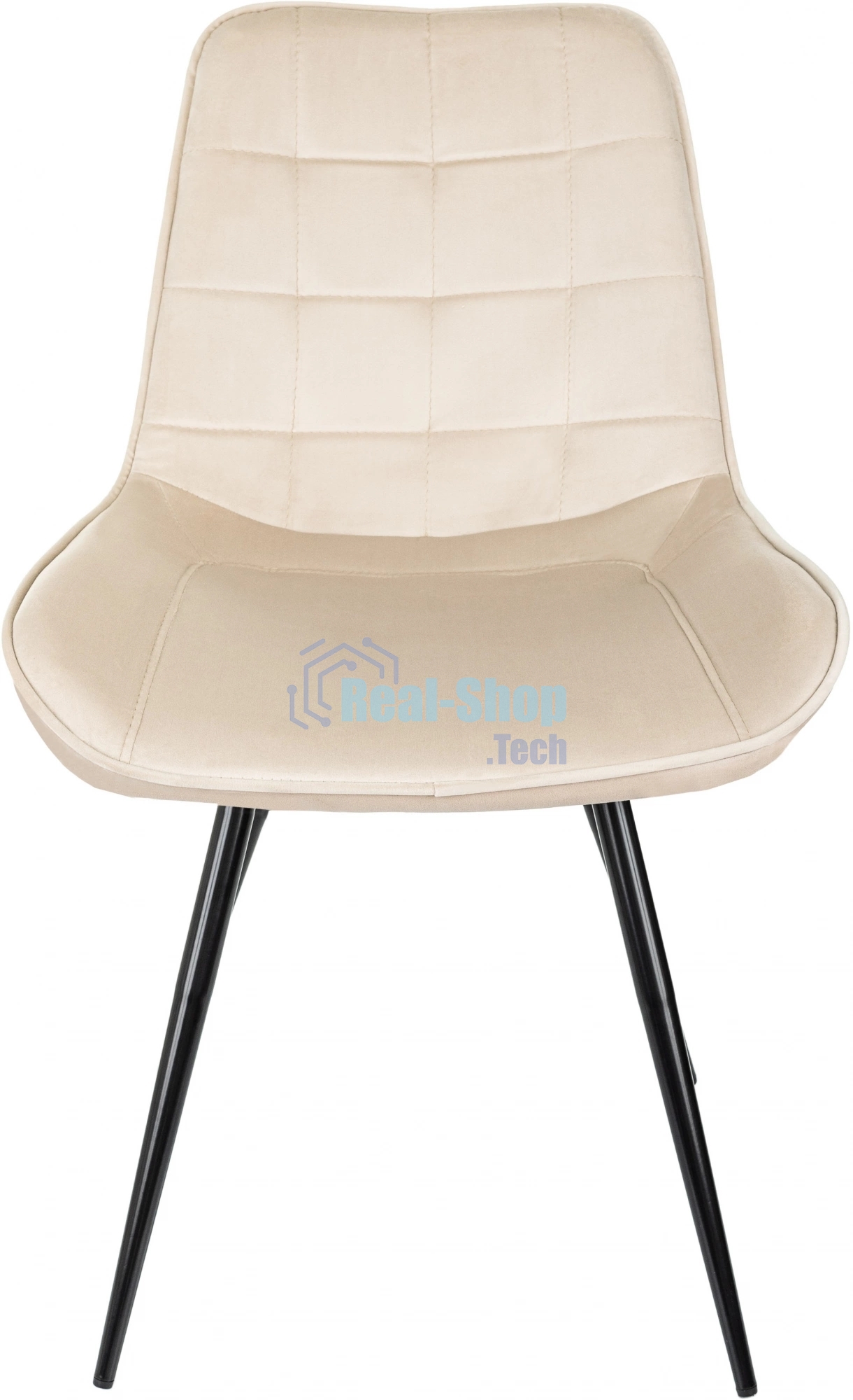 Стул для дома Бюрократ CH-K2_4 комплект 4 шт бежевый Holland 06 металл черный на ножках