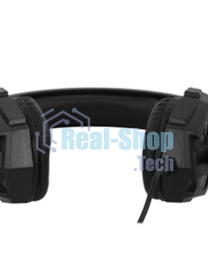 Гарнитура Oklick HS-L355G чёрный, проводная, 3.5 мм, подсветка