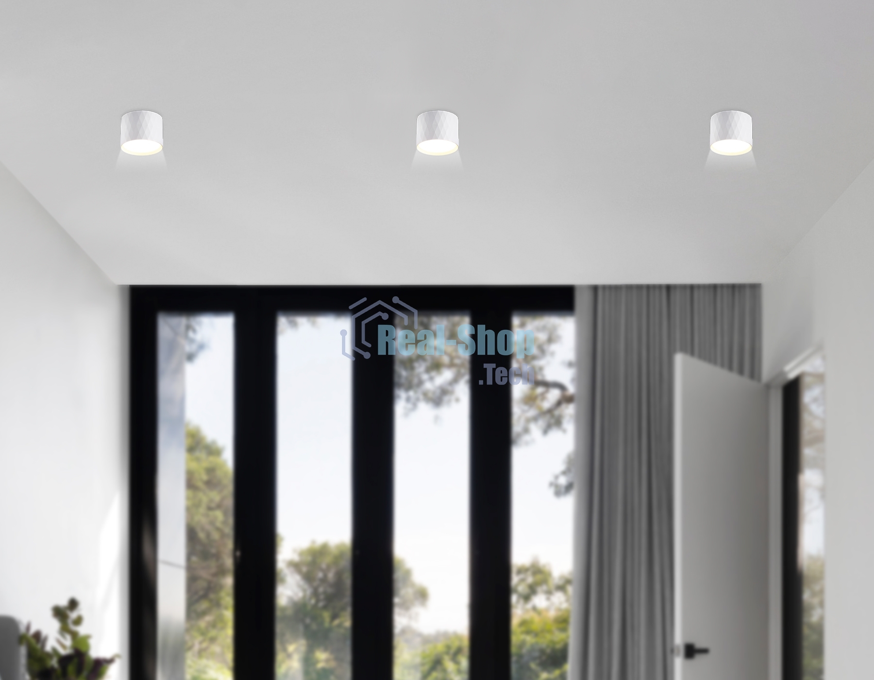 Светильник Ambrella light TN5358 WH белый GX53 D82*60