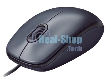 Мышь проводная Logitech M90 черный/серый, 1000 dpi, USB, кнопки - 3