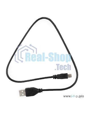 Кабель Гарнизон USB 2.0, AM/miniBM 5P, 0.5м, пакет (GCC-USB2-AM5P-0.5M)