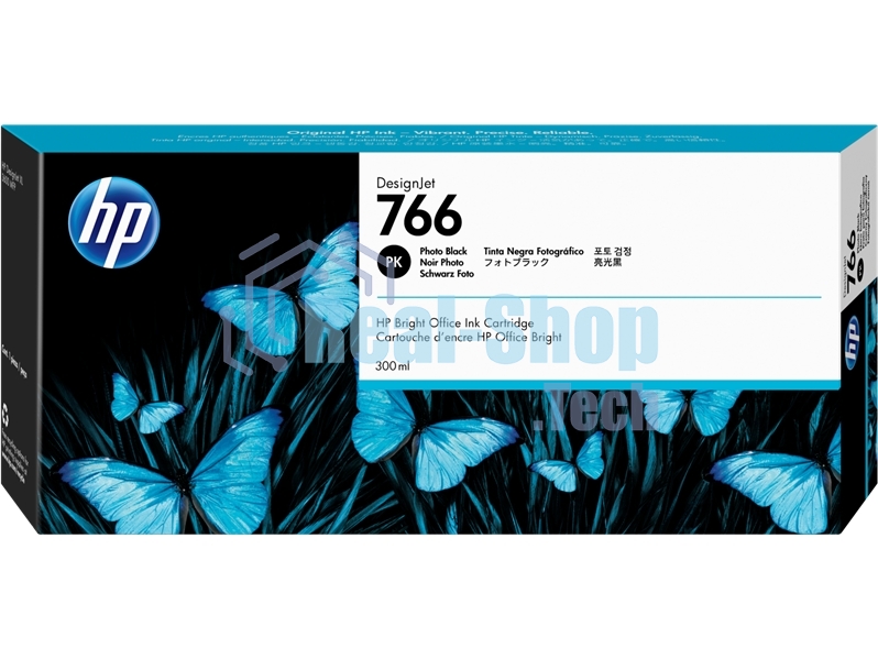 Картридж струйный HP 766 черный фото для HP DesignJet XL 3600 MFP, 300 мл
