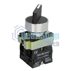 Переключатель LAY5-BD33 на 3 полож. черный I-O-II станд. ручка ИЭК BSW60-BD-3-K02