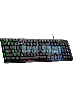 Клавиатура проводная Defender Arx GK-196L RU, USB, черный