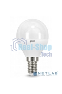 Лампа светодиодная Gauss 6.5Вт шар 3000К теплый белый E14 520лм 150-265В