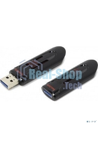 Флешка USB Sandisk CZ600 Cruzer Glide (SDCZ600-128G-G35), 128Gb, USB 3.0, R/W 100/20, черный