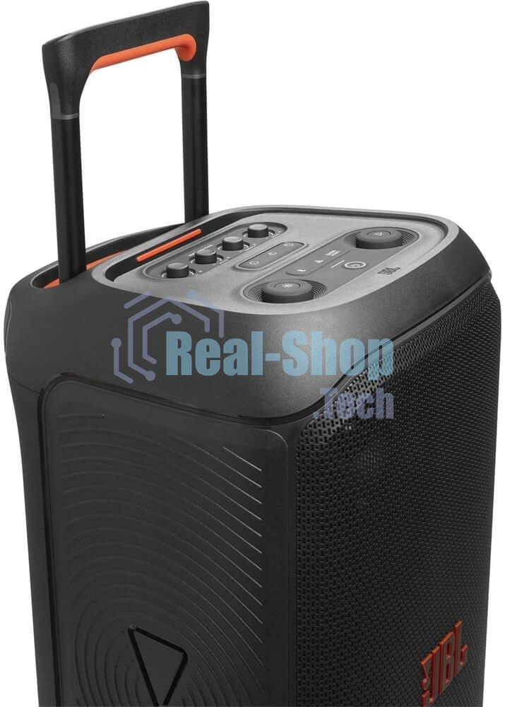 Портативная акустика JBL PartyBox Stage 320 (1.0 2 x 120 Вт, Bluetooth, AUX, USB, 6.3 мм jack, RGB подсветка, IPX4, JBLPBSTAGE320UK)