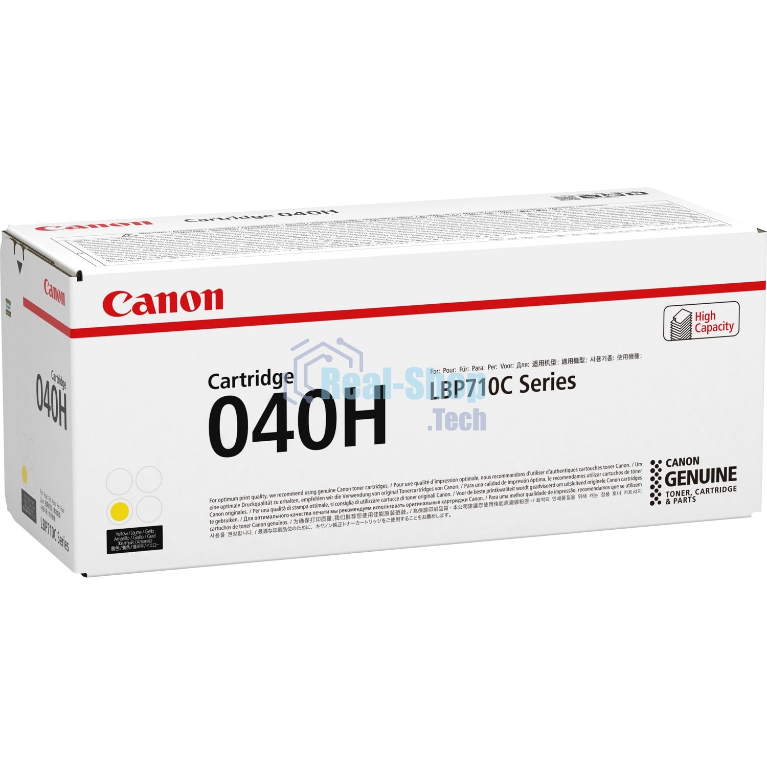 Картридж лазерный Canon 040HY 0455C002 желтый (10000стр.) для Canon LBP-710/712