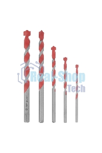 Набор сверл Matrix универсальных, 4-10мм, 5 шт