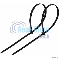 Хомут-стяжка кабельная нейлоновая Rexant 400 x7,6 мм, черная, упаковка 100 шт.