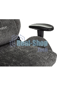 Кресло игровое Zombie Ghost Fabric серый Light-19 крестов. пластик