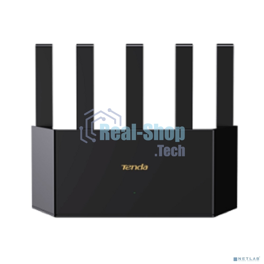 Двухдиапазонный Wi-Fi 6 роутер Tenda TX2L Pro AX1500, до 300 Мбит/с на 2,4 ГГц + до 1201 Мбит/с на 5 ГГц, LAN 3x1Gbит/с