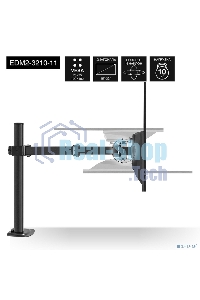 Настольное крепление ExeGate EDM2-3210-11 (кронштейн для двух мониторов 15