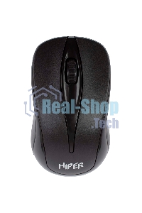 Мышь беспроводная HIPER HOMW-061 черный, 1000 dpi, радиоканал, USB, кнопки - 3