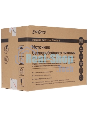 Источник бесперебойного питания ExeGate SpecialPro Smart LLB-1000.LCD.AVR.C13.RJ.USB / 1000 ВА / 650 Вт / 6 x IEC 320 C13