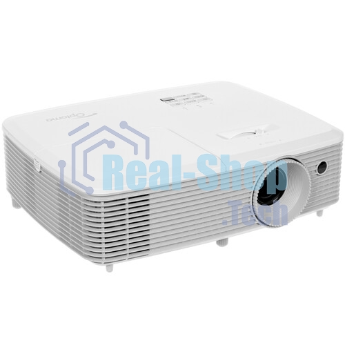 Лазерный проектор Optoma ZH400 DLP FullHD(1920*1080),4000 ANSI lm;300000:1;Zoom 1,1x;TR 1.4-1.62:1;HDMI x2; AudioOUT x1 Jack3.5мм; USB-A 1.5A; RS232; 15W mono; 32dB; 3kg белый (E9PD7KK01EZ14KD)
