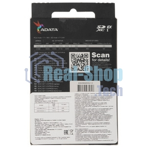 Флеш карта SD 256Gb ADATA Premier Extreme SDXC Class 10 UHS-I U3 V30S 800/700 MB/s (UD256GEX3L1-C)