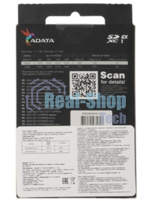 Флеш карта SD 256Gb ADATA Premier Extreme SDXC Class 10 UHS-I U3 V30S 800/700 MB/s (UD256GEX3L1-C)