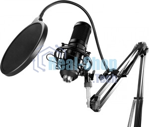 Микрофон проводной Оклик SM-600G 2.5м черный