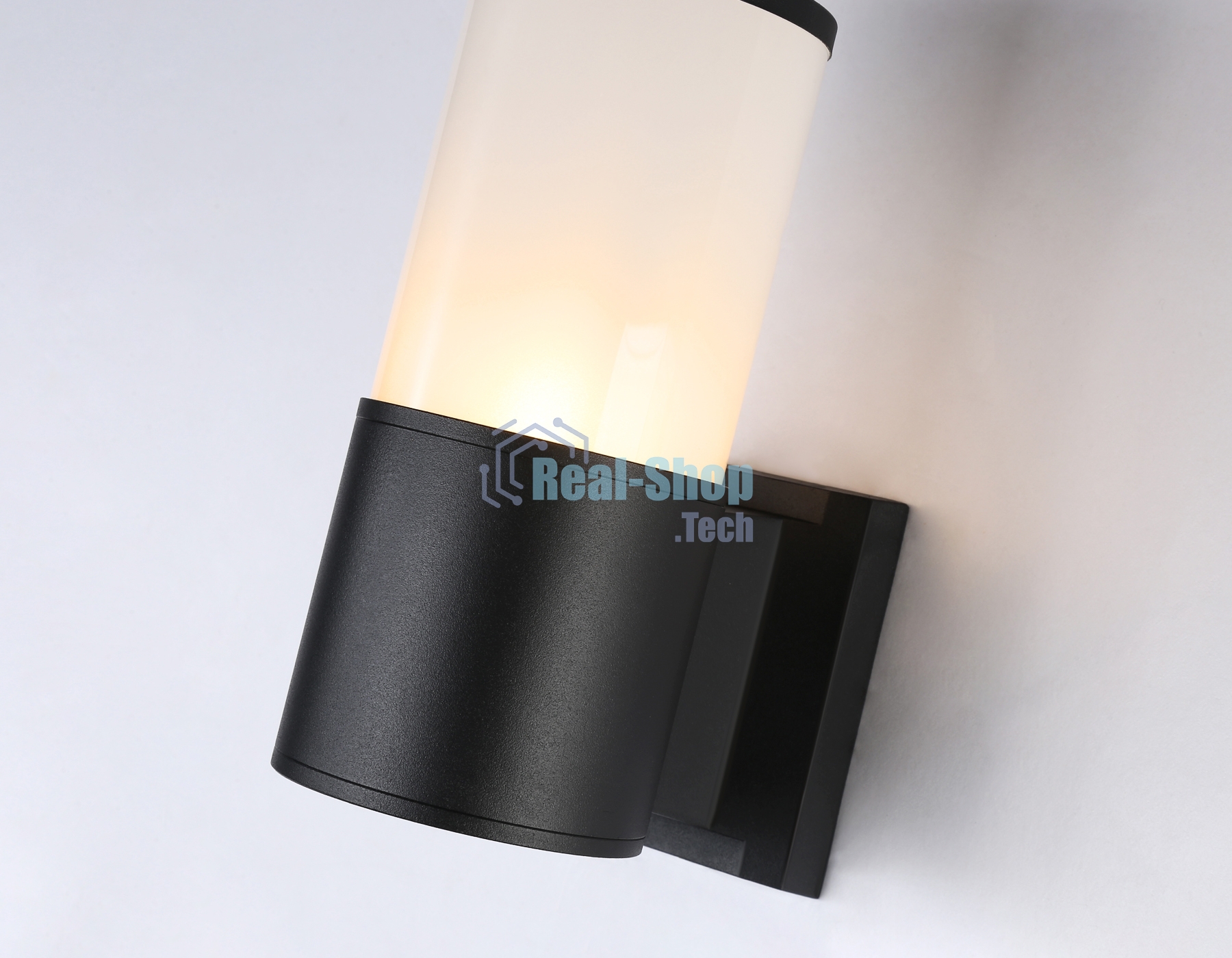 Светильник Ambrella light ST2451 BK/FR черный/белый матовый IP54 E27 max 40W 210*90*155