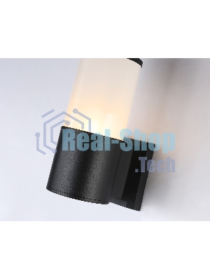Светильник Ambrella light ST2451 BK/FR черный/белый матовый IP54 E27 max 40W 210*90*155