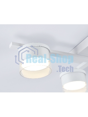 Потолочный светильник Ambrella Light FL51661/4 WH/CL белый/прозрачный GX53/4 547*330*105