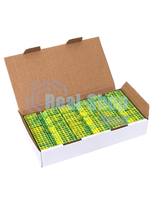 Колодка клеммная JXB-ST-2.5 земля самозажимная PROxima EKF plc-jxb-st-2.5-pen