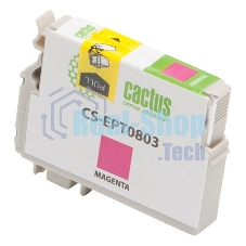 Картридж струйный Cactus CS-EPT0803 (T0803) пурпурный (11,4 мл) для Epson Stylus Photo P50/PX650/PX660/PX700/PX700W/PX710/PX710W/PX720/PX720WD/PX800/PX800FW/PX810/PX810FW/PX820/PX820FWD/R265/R285/R360/RX560/RX585/RX685