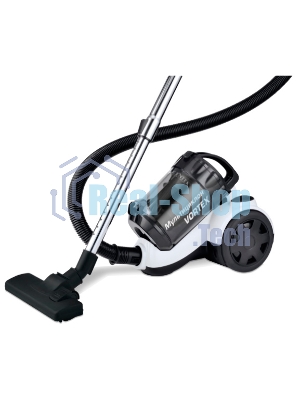 Пылесос Centek CT-2528 белый/черный, 350/2000 Вт, уборка сухая, пылесборник циклонный фильтр, 1.5 л