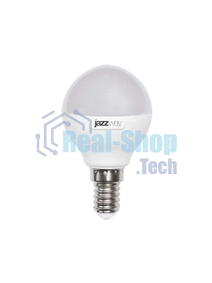 Лампа светодиодная JazzWay PLED-SP G45 9Вт шар 3000К тепл. белый E14 820лм 230В