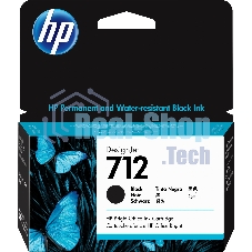 Картридж струйный HP 712 3ED70A черный (38мл) для HP DJ Т230/630