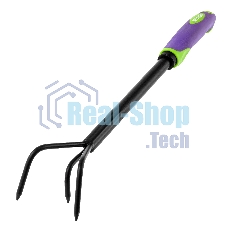 Рыхлитель Palisad 3-зубый, 60х400 мм, стальной, обрезиненная эргономичная рукоятка, LSR1