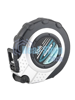 Рулетка геодезическая Gross 30 м х 13 мм, закр. корп., металл. лента, нейлон