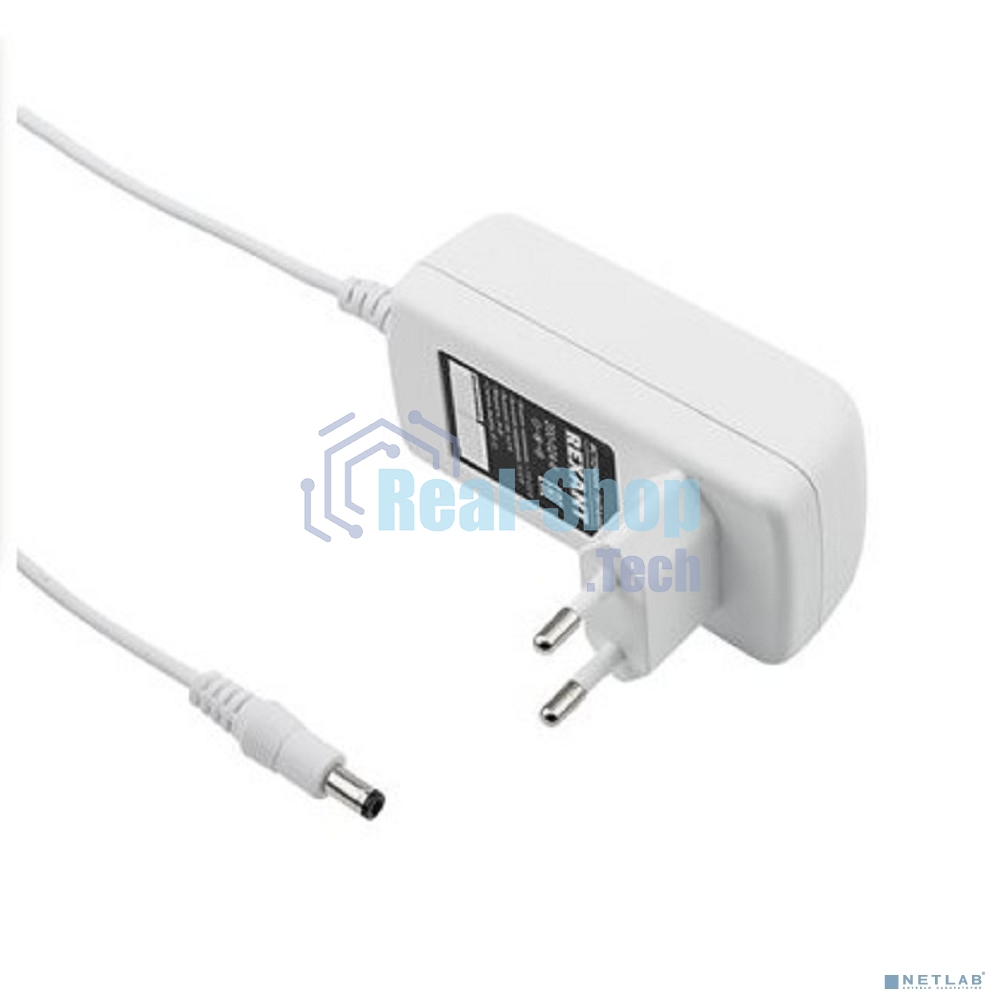 Источник питания Rexant 12 V 24 W с DC разъемом подключения 5.5х2.1, белый корпус (IP23)
