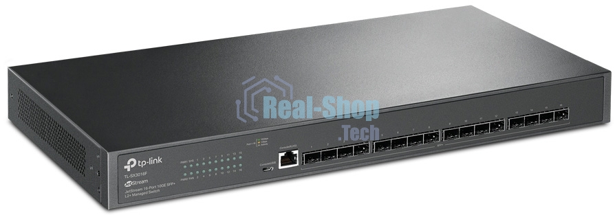 Коммутатор TP-Link JetStream 16-Port 10GE SFP+ L2+ Managed Switch PORT: 16× 10G SFP+ Slots