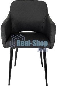 Кресло офисное Бюрократ CH-380F черный, эко.кожа, на ножках металл