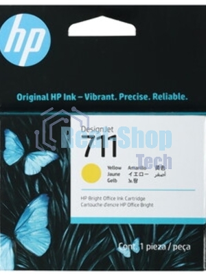 Картридж струйный HP №711 CZ132A желтый для HP DJ T120/T520 (29мл)